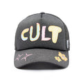 Cult's Hand Drawn Hat in Steel