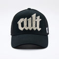 Cult's Crystal Cult Script Logo Hat in Black