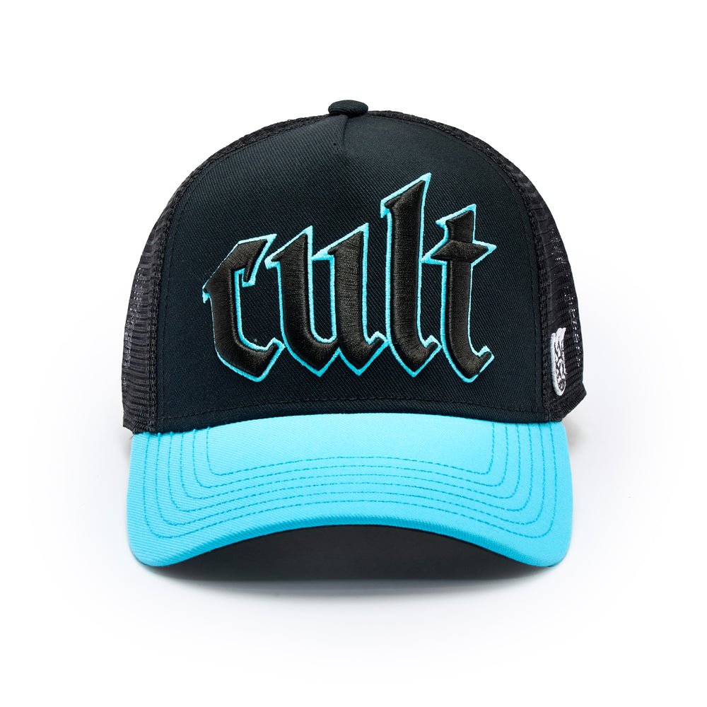 Cult's Old English Cult Logo Hat in Black