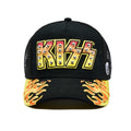 Cult's Kiss Logo Trucker Hat in Black