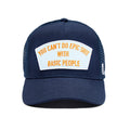 Navy Mesh Back Trucker Hat – Epic Design, Curved Visor