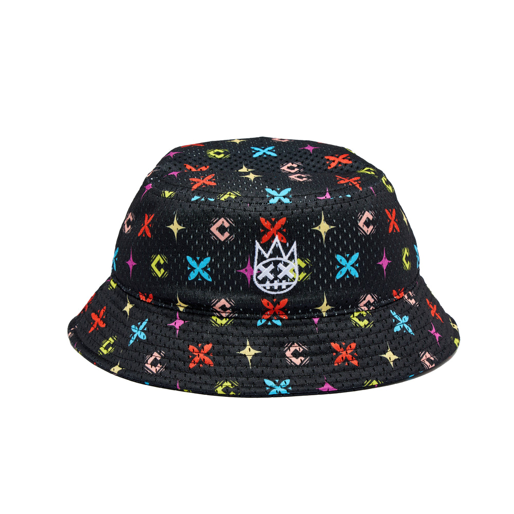 Cult's Mesh Bucket Hat in Cult Repeat Pattern