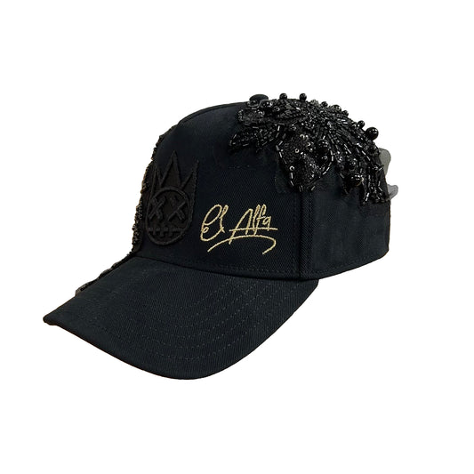 *Preorder* Cult x El Alfa Limited Edition Premium Snapback Trucker Hat in Black