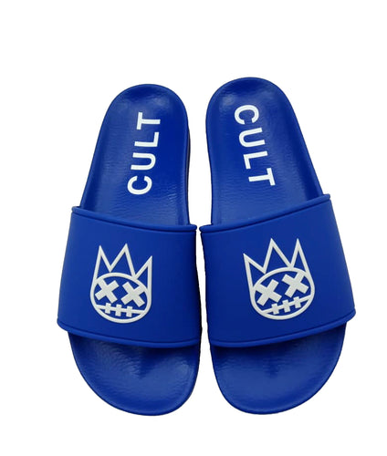 CULT SANDALS IN ROYAL BLUE