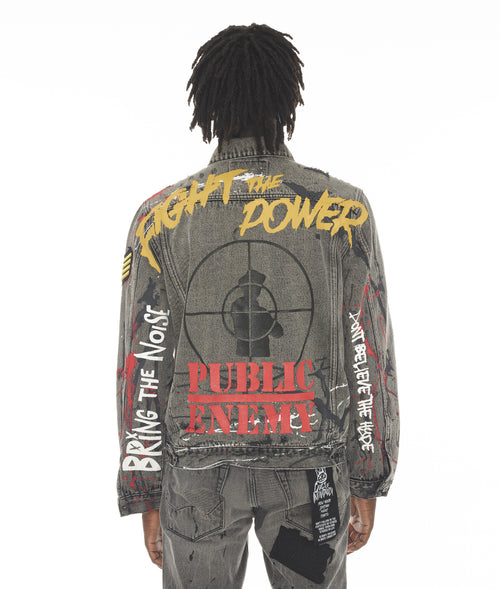 TYPE II DENIM JACKET PUBLIC ENEMY IN PUBLIC – Cult of