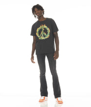 Load image into Gallery viewer, T-SHIRT SHORT SLEEVE CREW NECK TEE &quot;PEACE IN CHAOS&quot; IN PEAT