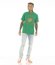 Load image into Gallery viewer, T-SHIRT SHORT SLEEVE CREW NECK TEE &quot;S&amp;D &amp; ROCK N ROLL&quot; IN KELLY GREEN