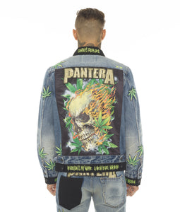 TYPE IV DENIM JACKET WITH DOUBLE CUFF AND WAISTBAND PANTERA IN PANTERA