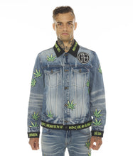 Load image into Gallery viewer, TYPE IV DENIM JACKET WITH DOUBLE CUFF AND WAISTBAND PANTERA IN PANTERA