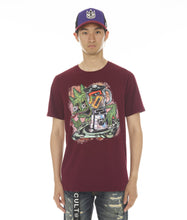 Load image into Gallery viewer, SHORT SLEEVE CREW NECK TEE &quot;BLENDER&quot; IN BEET RED