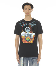 Load image into Gallery viewer, SHORT SLEEVE CREW NECK TEE &quot;PUPPET&quot; IN BLACK