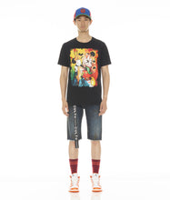 Load image into Gallery viewer, MENS T-SHIRT SLEEVE CREW NECK TEE &quot;JAM&quot; IN BLACK