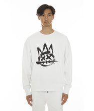 Load image into Gallery viewer, CREW NECK FLEECE IN WHITE