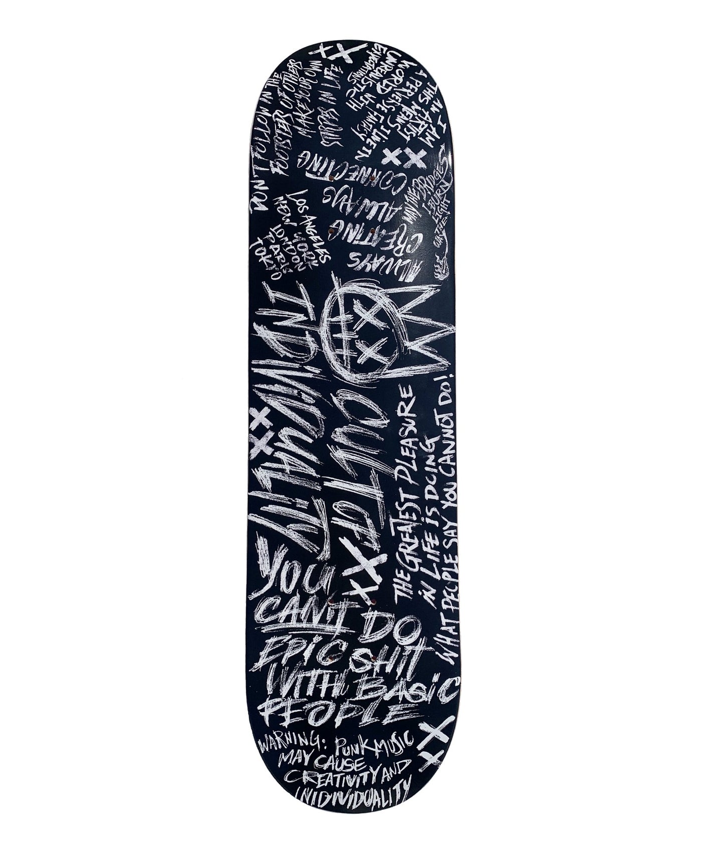 CULT SKATEBOARD LOGO DECK IN EPIC SHIT