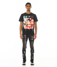 Load image into Gallery viewer, SHORT SLEEVE CREW NECK TEE &quot; S&amp;D ROCK N ROLL&quot; IN BLACK
