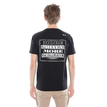 Load image into Gallery viewer, SHORT SLEEVE CREW NECK TEE &quot;MORE MONEY&quot; IN BLACK