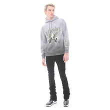 Load image into Gallery viewer, PULLOVER  SWEATSHIRT IN DEF LEPPARD TRIBAL GREY