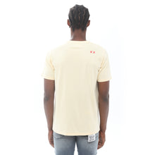 Load image into Gallery viewer, SHORT SLEEVE CREW NECK TEE  &quot;SHIMU-LISA&quot; IN CREAM