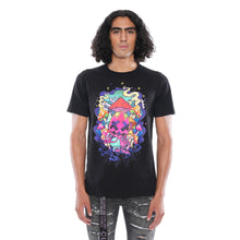 Load image into Gallery viewer, SHORT SLEEVE CREW NECK TEE  &quot;SHROOM&quot; IN BLACK