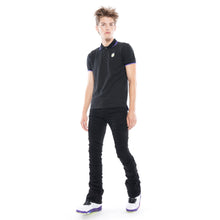 Load image into Gallery viewer, S/S POLO IN BLACK