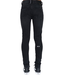 Cult of IndividualityMen's Punk Super Skinny Premium Stretch Denim Jeans in Vintage Black