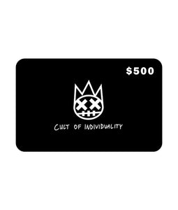 Cult of Individuality$500 CULT Gift Card